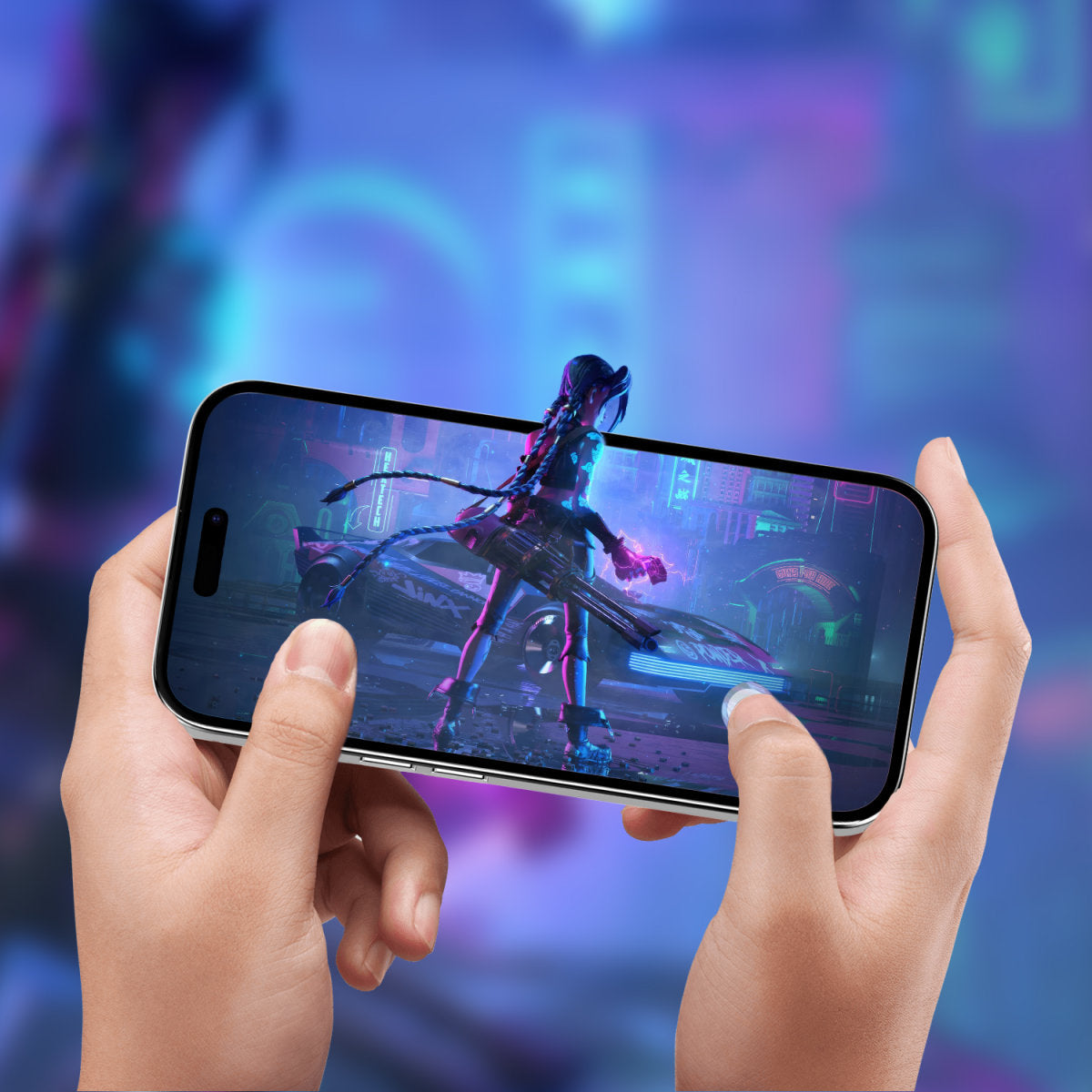4smarts Displayschutz (Panzerglas), Case Friendly – für iPhone 16 Pro – mit Applikator