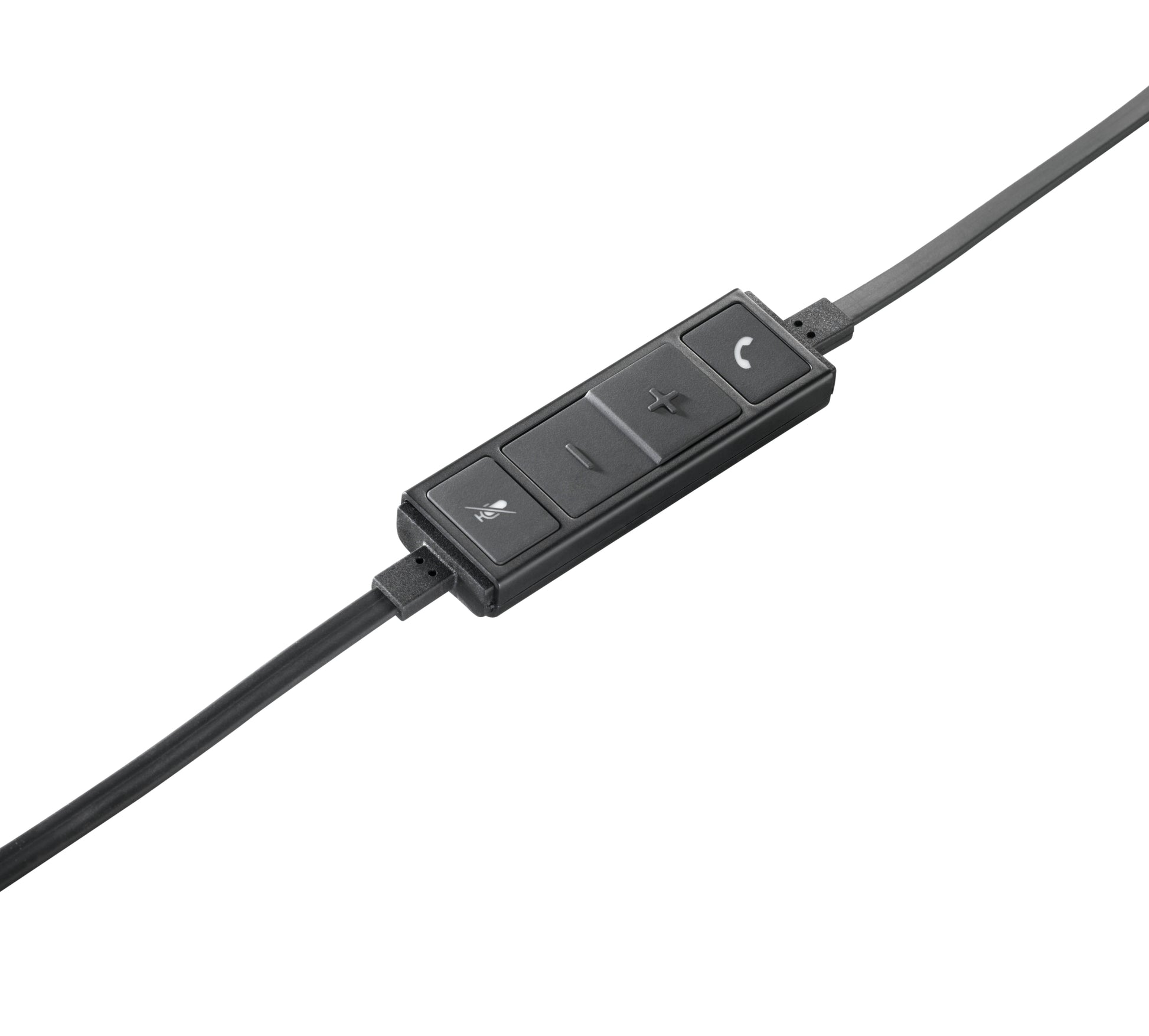 Logitech H650e – Duo Headset – USB‑A, Rauschunterdrückendes Mikrofon, Stummschalter – Schwarz