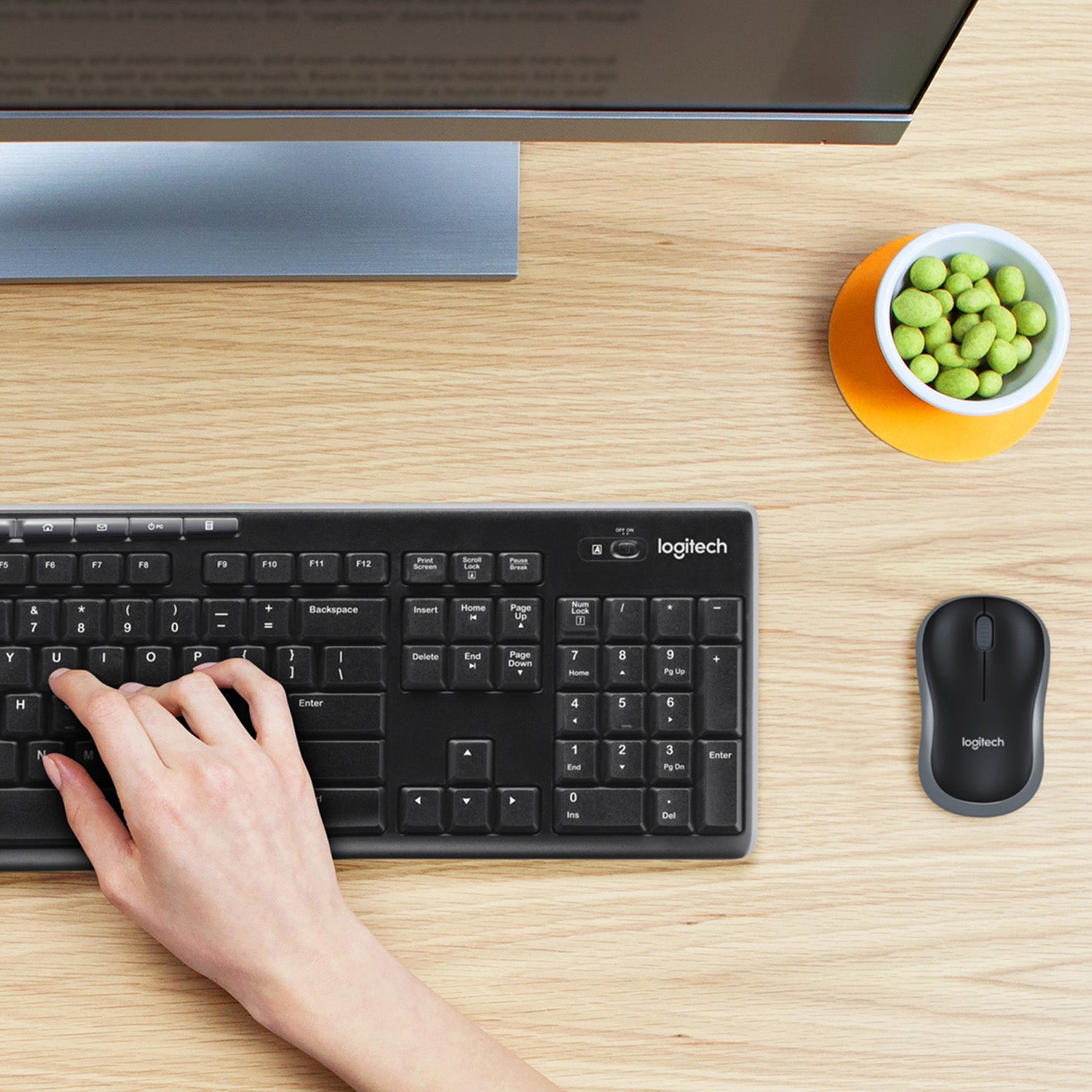 Logitech MK270 – Tastatur, kabellos, CH-Layout (DE-CH)