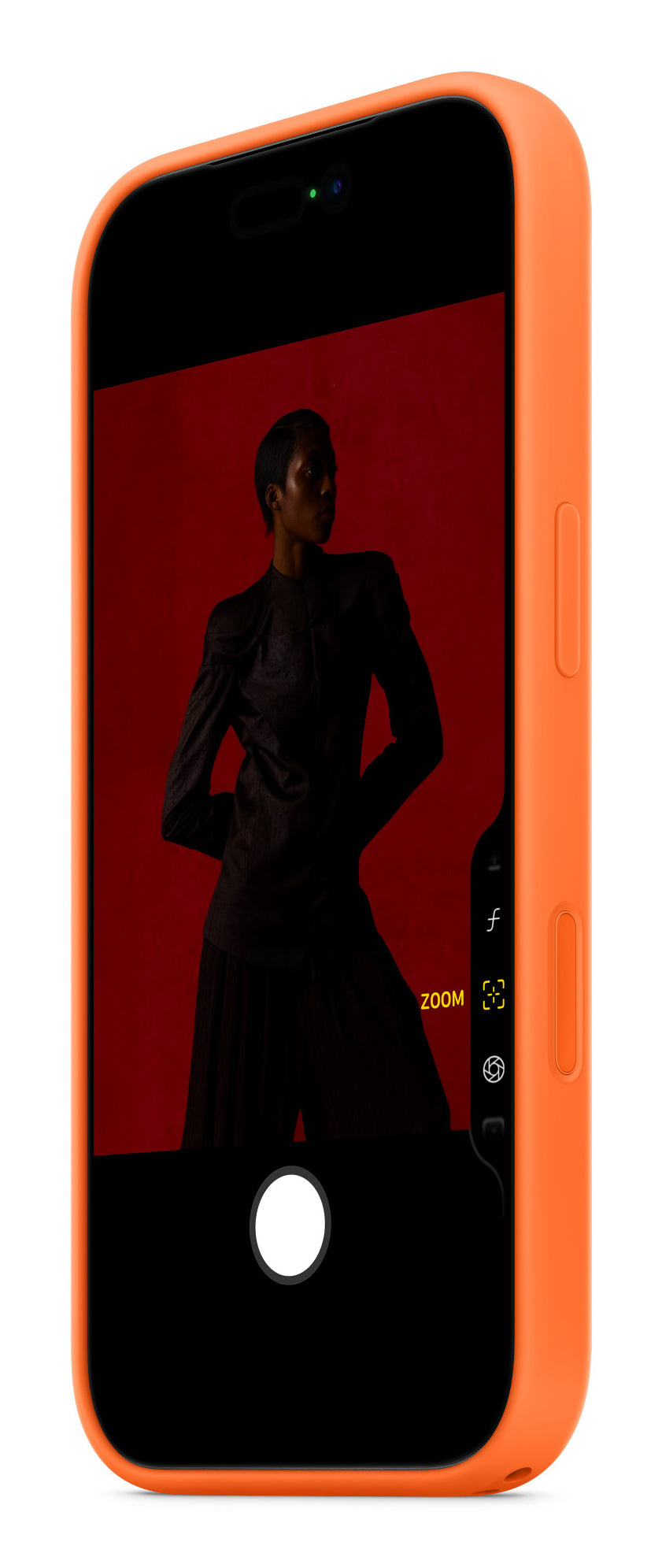 Apple Backcover – für Apple iPhone 17 Pro, MagSafe, Mikrofaser+Silikon, Orange