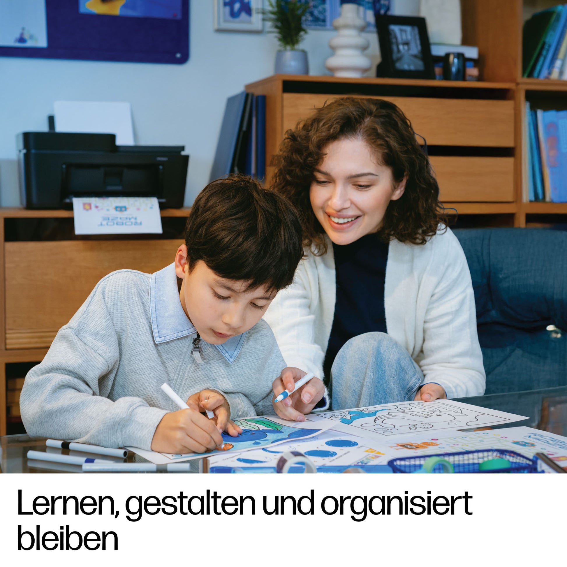 HP Deskjet 4320 Wireless – Farbtintenstrahl-Multifunktionsdrucker, A4, 3-in-1, Duplex, ADF, WLAN, AirPrint