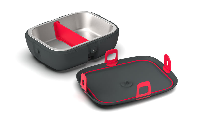 HeatsBox Speisenwärmer HB-03-90 – 925 ml, Warmhaltefunktion, 90 W – Grau