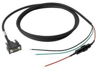Zebra DC-Stromkabel, 9-60 V DC, 3,05 m, schwarz, 25-159551-01
