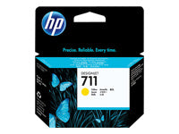 HP Tintenpatrone 711, Gelb, 29 ml – für Inkjetdrucker
