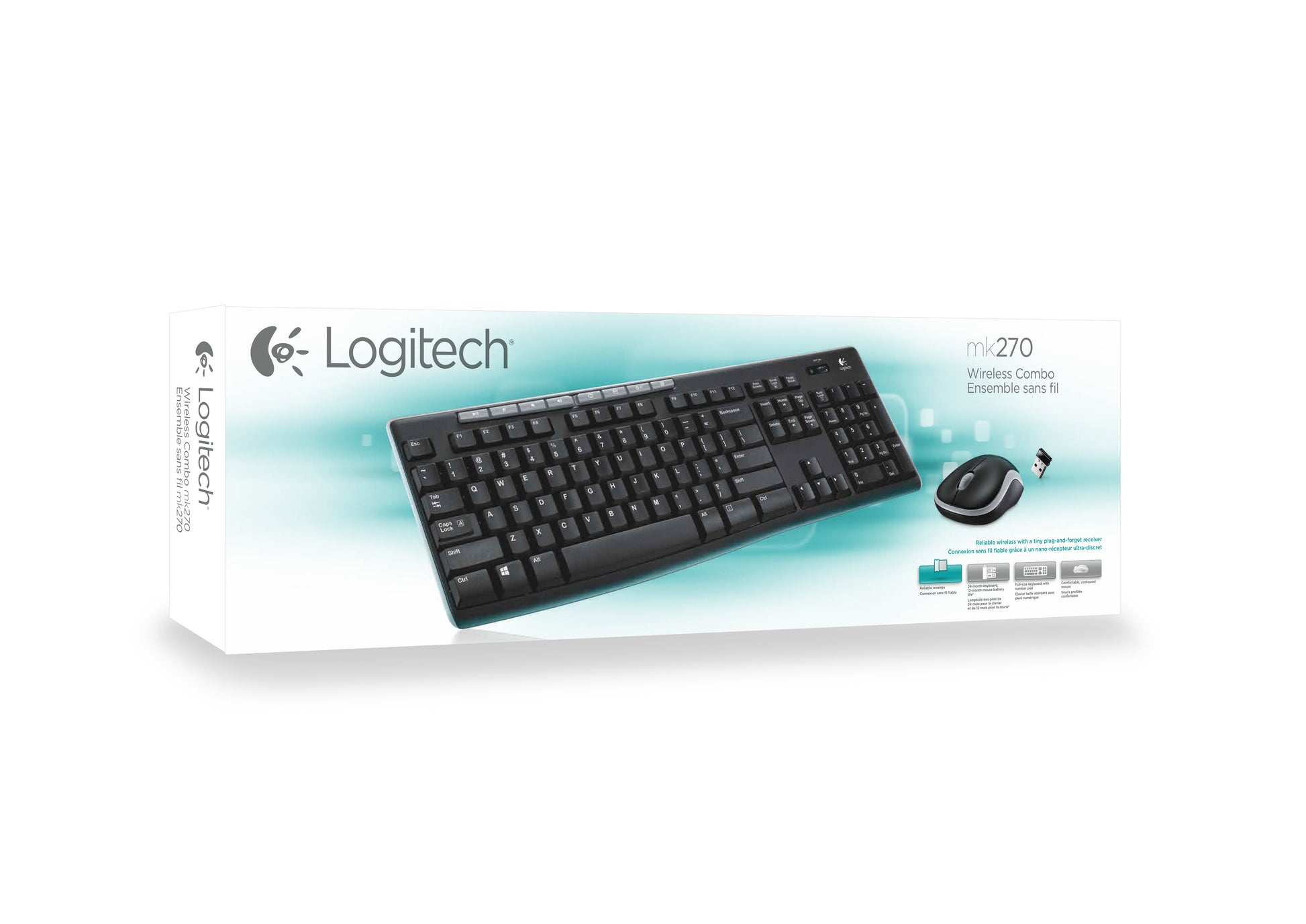 Logitech MK270 – Tastatur, kabellos, DE-Layout (DE)