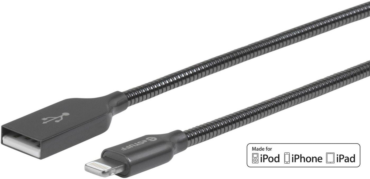 eSTUFF Daten- & Ladekabel – Lightning auf USB‑A 1,5 m, MFi-zertifiziert – für iPhone/iPad