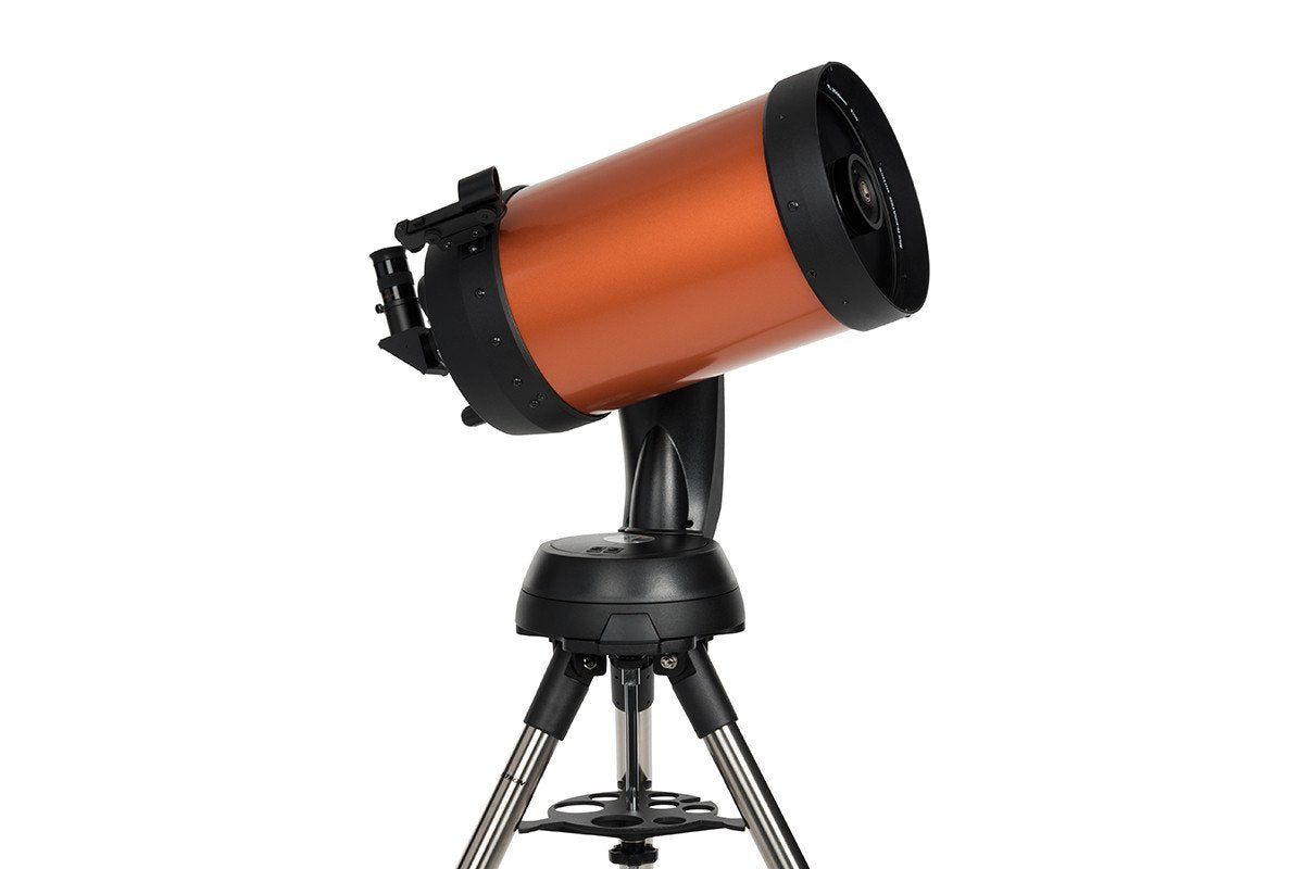 Celestron NexStar 8 SE SCT – Spiegelteleskop, Ø 232 mm, Brennweite 2032 mm, f/10, 480×, Schwarz/Orange