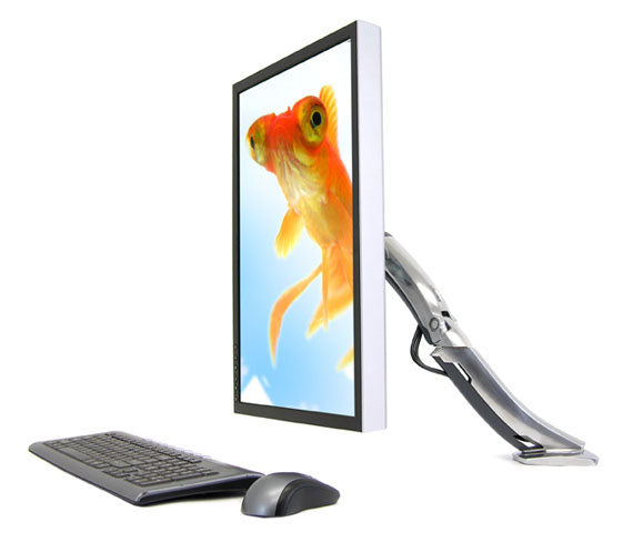 Ergotron MX Tischhalterung LCD Arm – Monitorarm, Silber