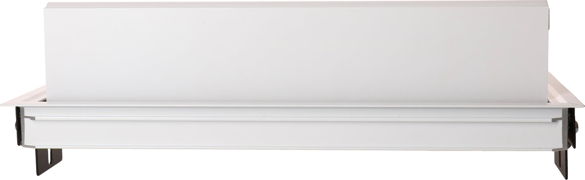 Max hauri connect Max Hauri Duo Plus Aufputz-Box, Klappdeckel (soft close), Staubschutzbürste, Öffnung beidseitig – Weiss