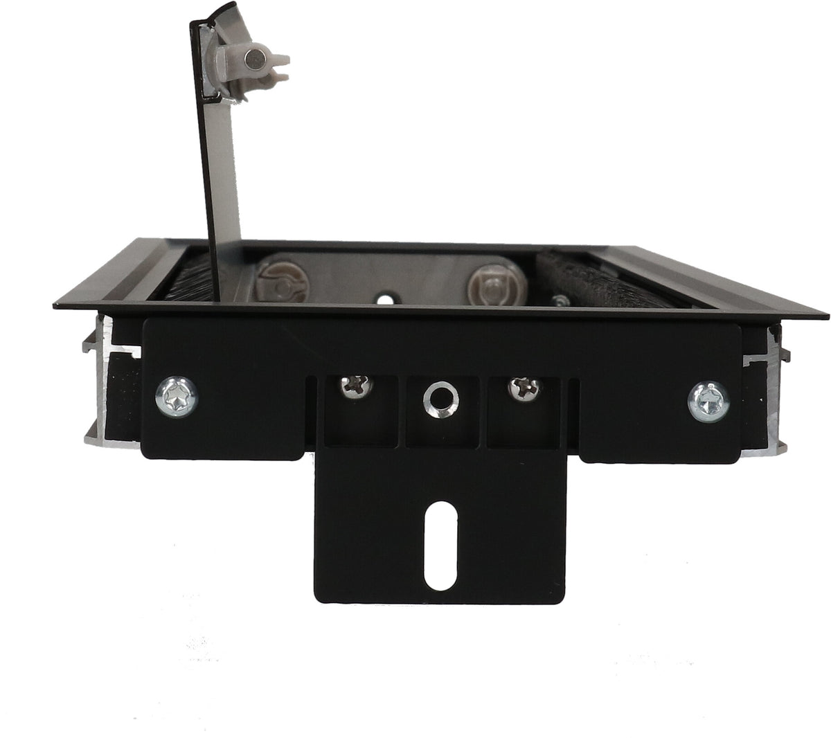 Max hauri connect Max Hauri Duo Plus Cover Einbausteckdosenleiste, Einbautiefe 26 mm – Schwarz