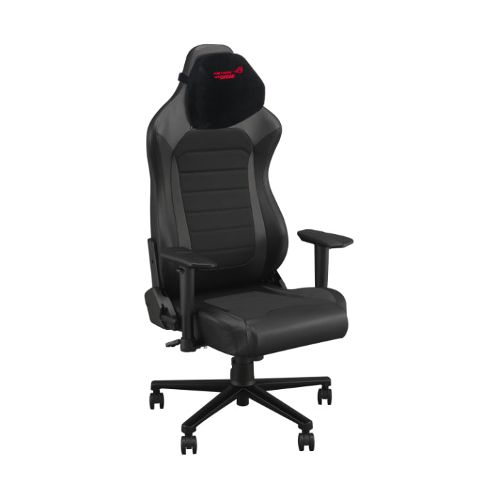 ASUS Aethon SL201 Gaming-Stuhl – Gepolstert – Schwarz, mit Kopfstütze, Nackenkissen