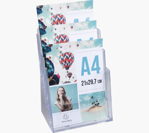 Exacompta Briefkorb – Kunststoff, Transparent, Serie 74158D
