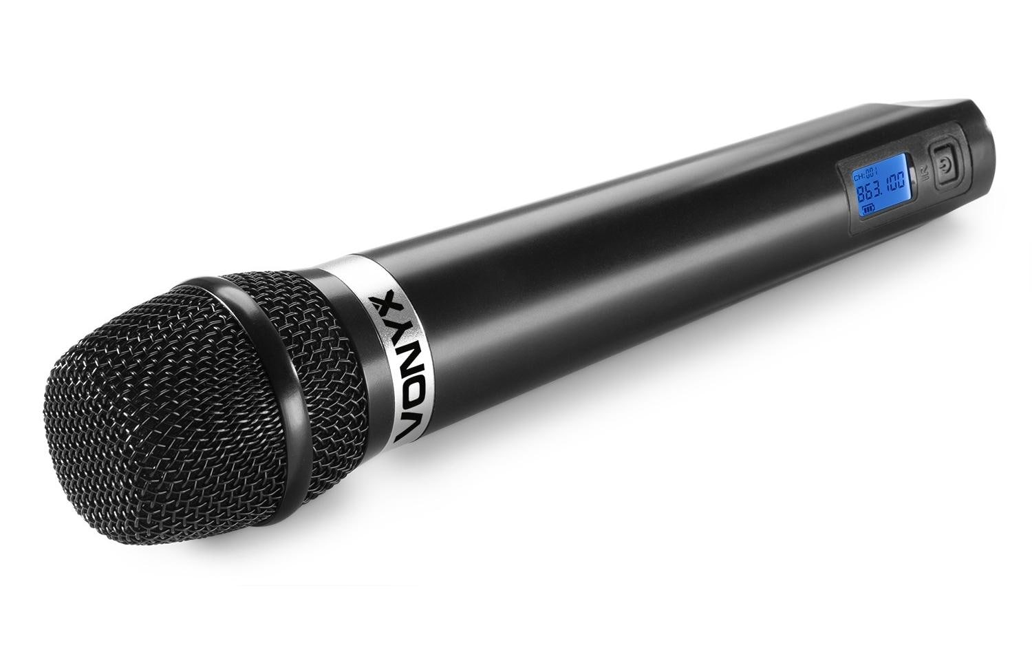Vonyx WM62 – Bühnenmikrofon 2er-Set – XLR, 6,35 mm Klinke, Kabellos (UHF), 40–17'000 Hz