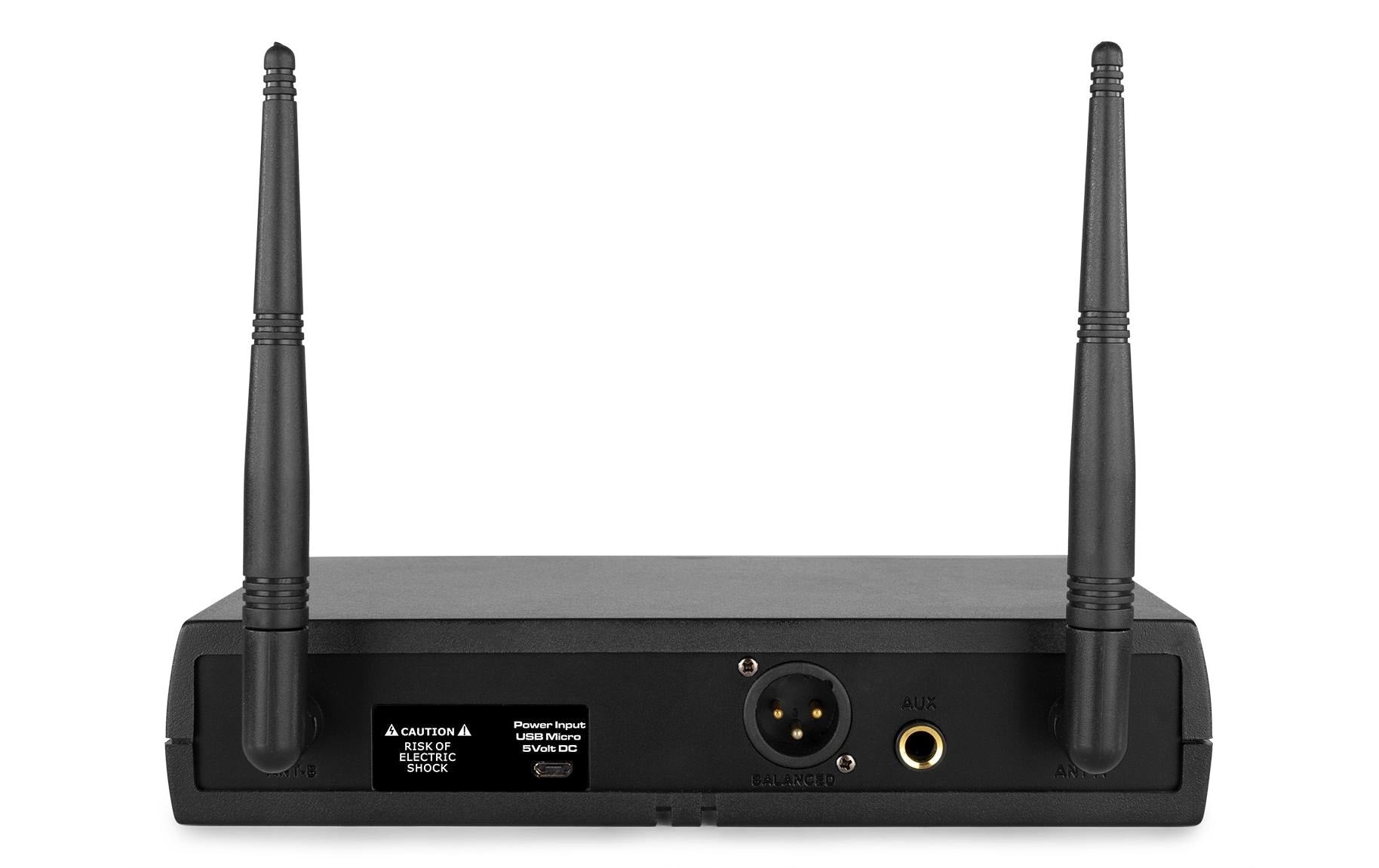 Vonyx WM61 – Bühnenmikrofon – XLR, 6,3 mm Klinke, Kabellos (UHF, 16 Kanäle), 40–17'000 Hz