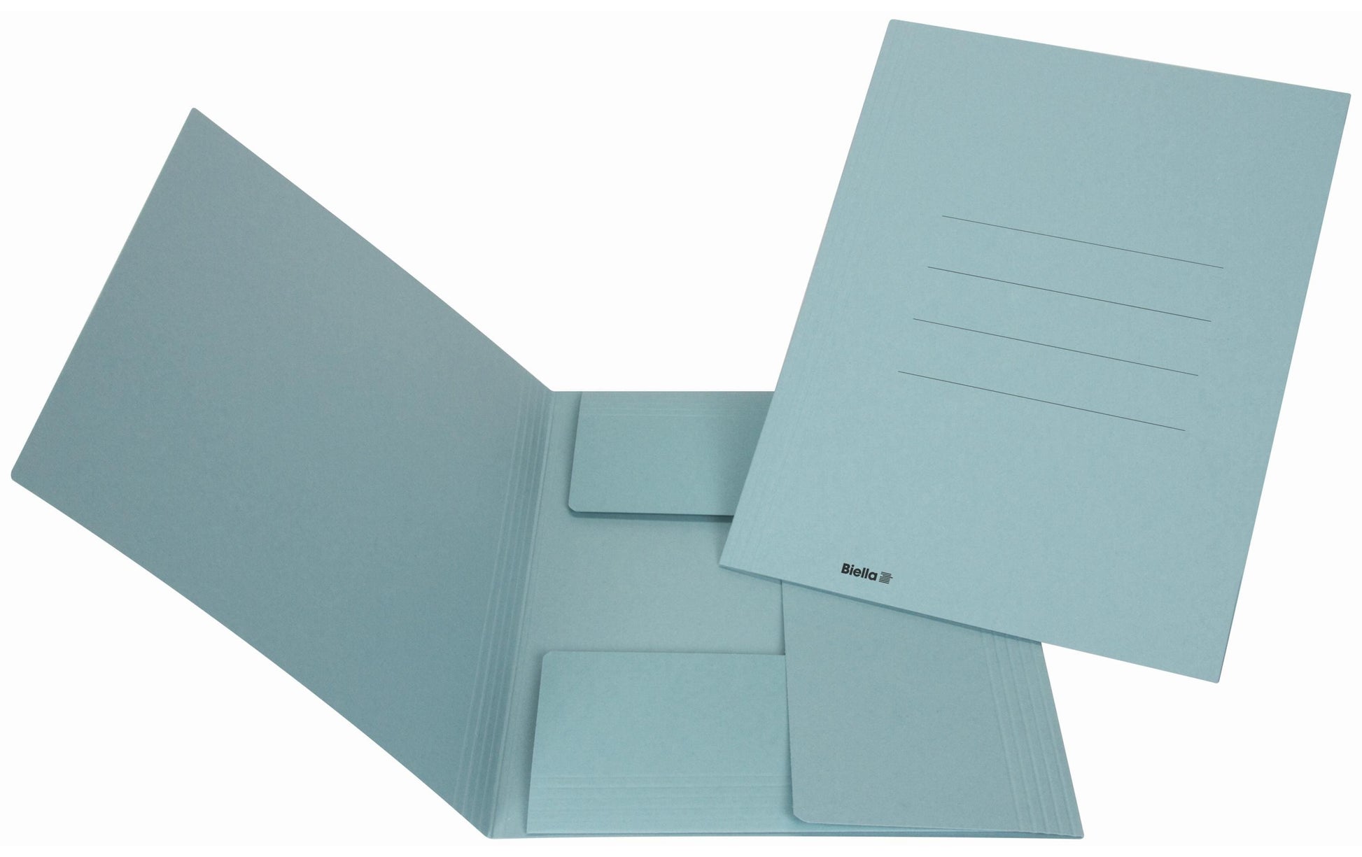 Biella Sammelmappe für A4, Karton, Blau
