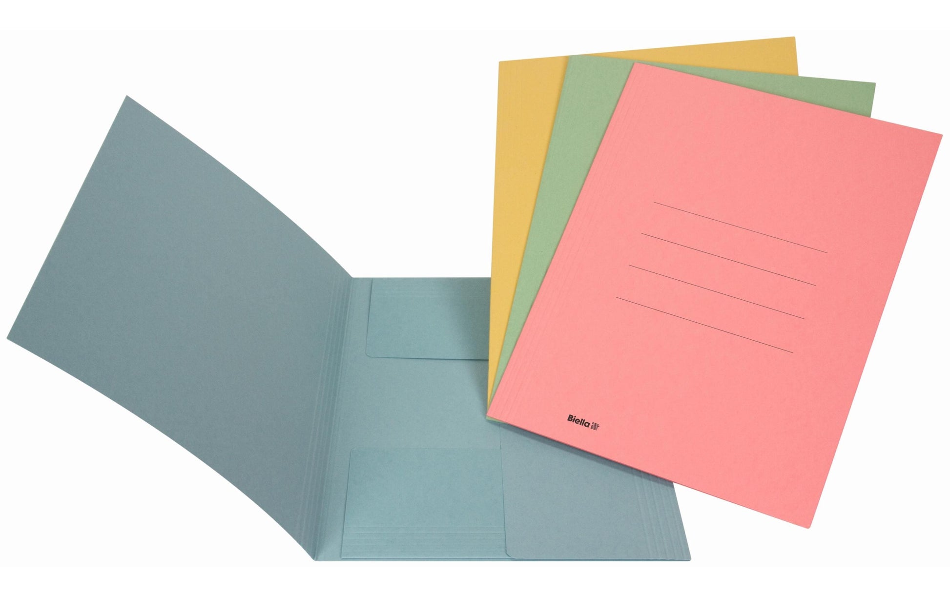 Biella Sammelmappe für A4, Karton, Grün