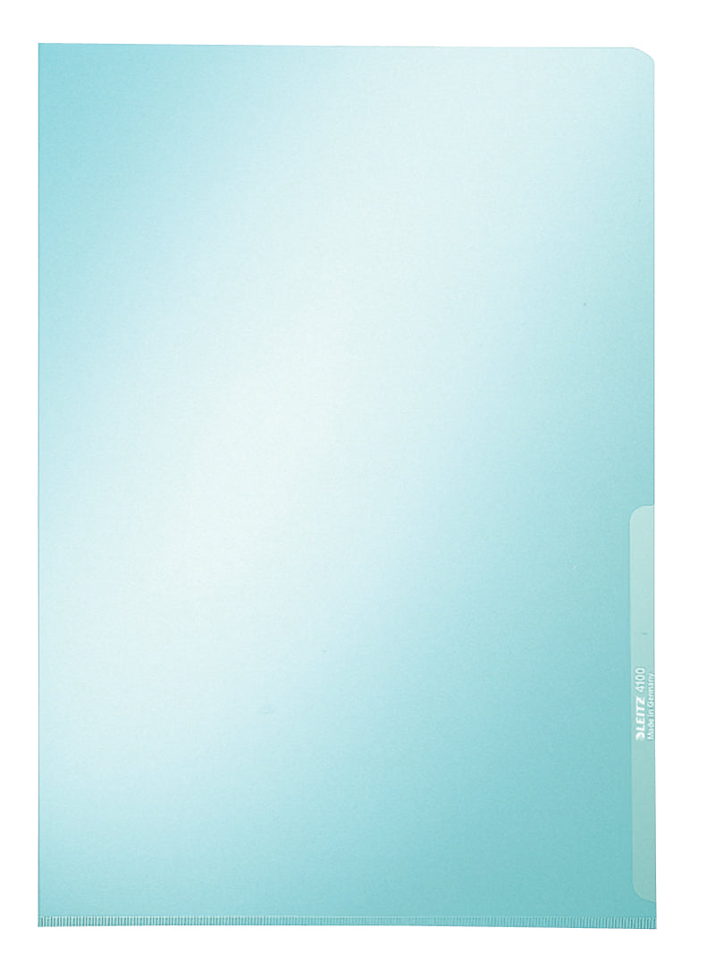 Leitz Premium Sichtmappe A4 – Blau, PVC, 150 µm