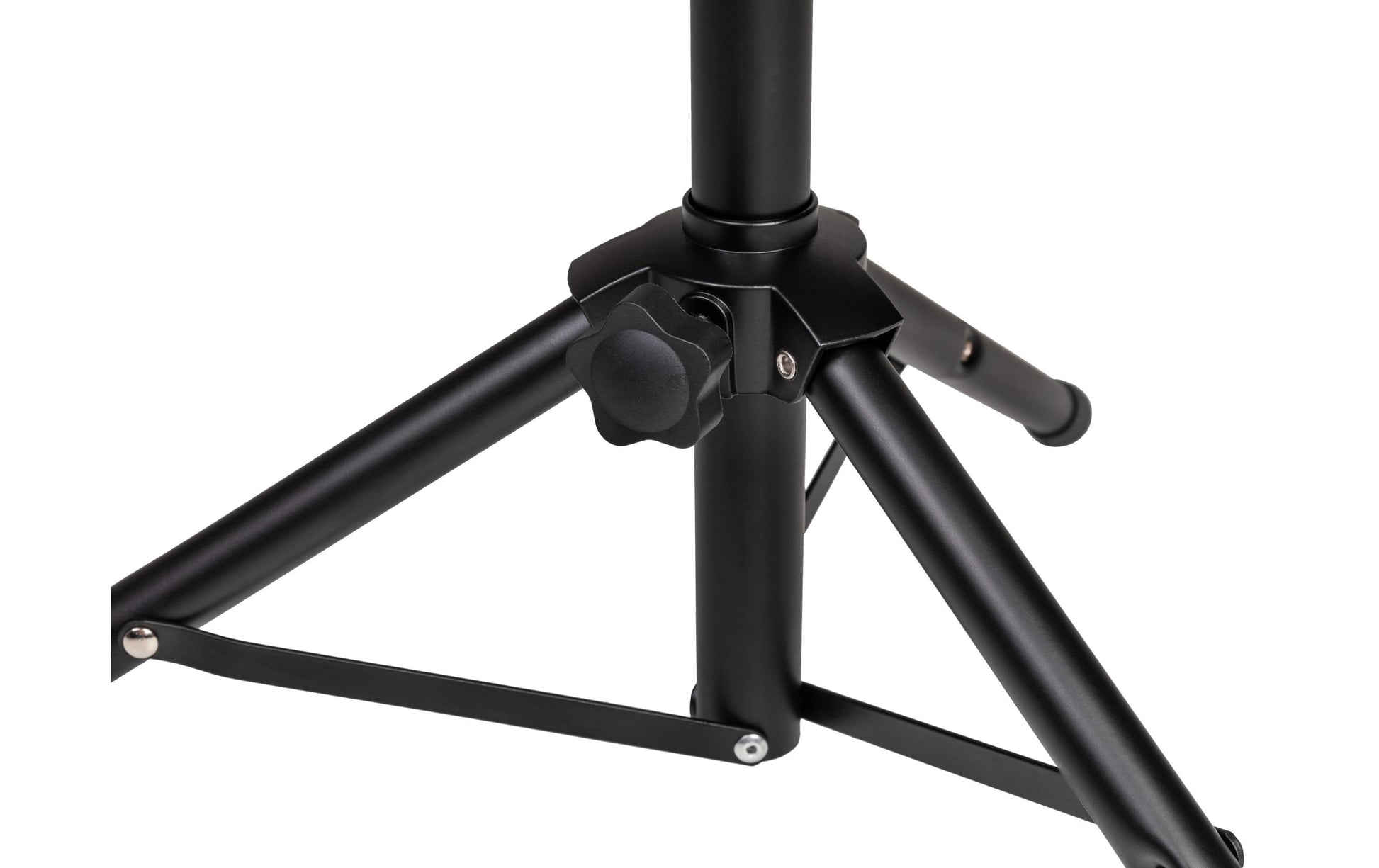Bemero Notenständer höhenverstellbar 66,5–110 cm – faltbar, gelocht – Stahl, schwarz – MSS-8080BK