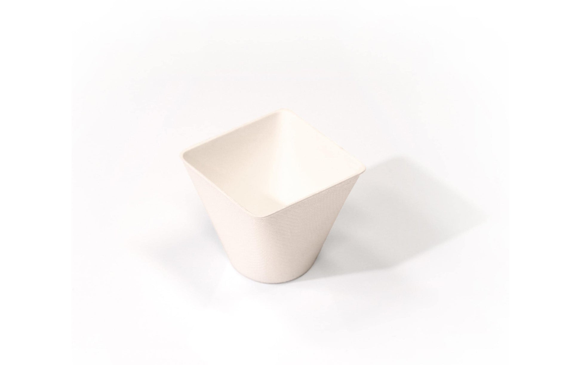 Sier Disposables Schale Bagastro, Bagasse (Zuckerrohr), konisch – 220 ml, Ø 7,2 cm – 40 Stk.