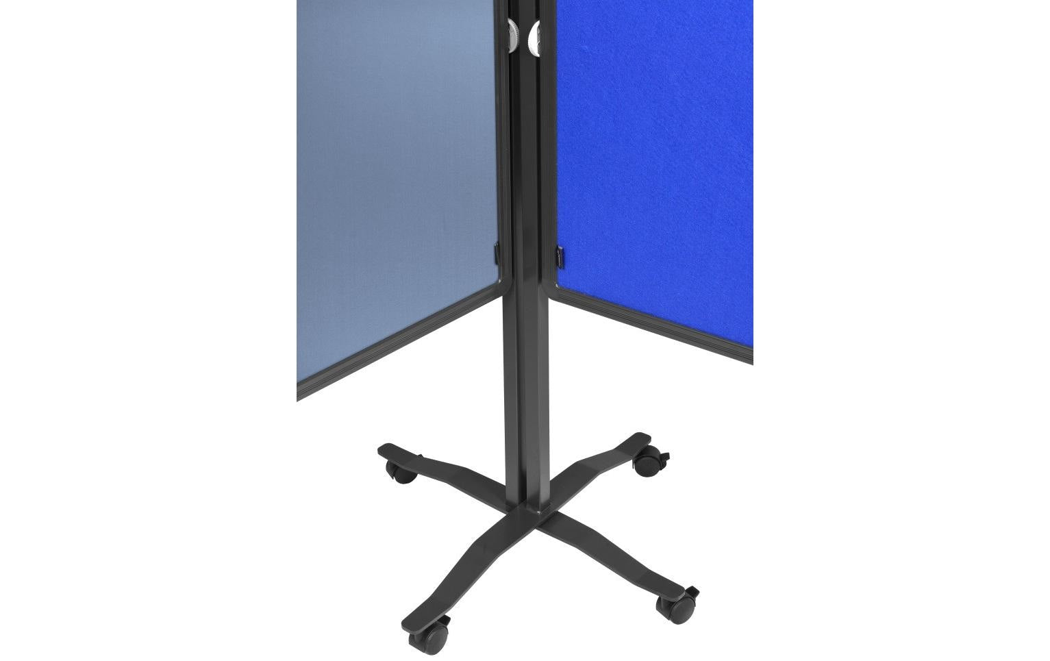 Legamaster Pinnwand – Filz, Alurahmen – 120 × 150 cm, Blaugrau