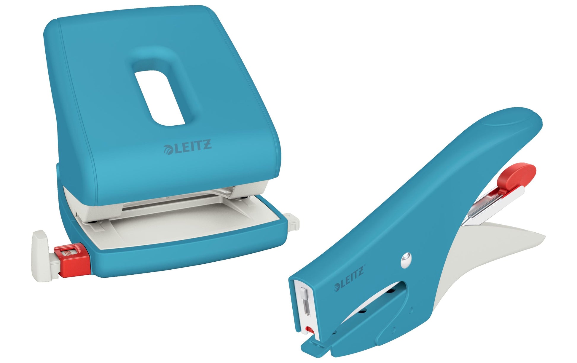 Leitz Heftzange – 15 Blatt, Flat Clinch, für Nr. 10, Blau