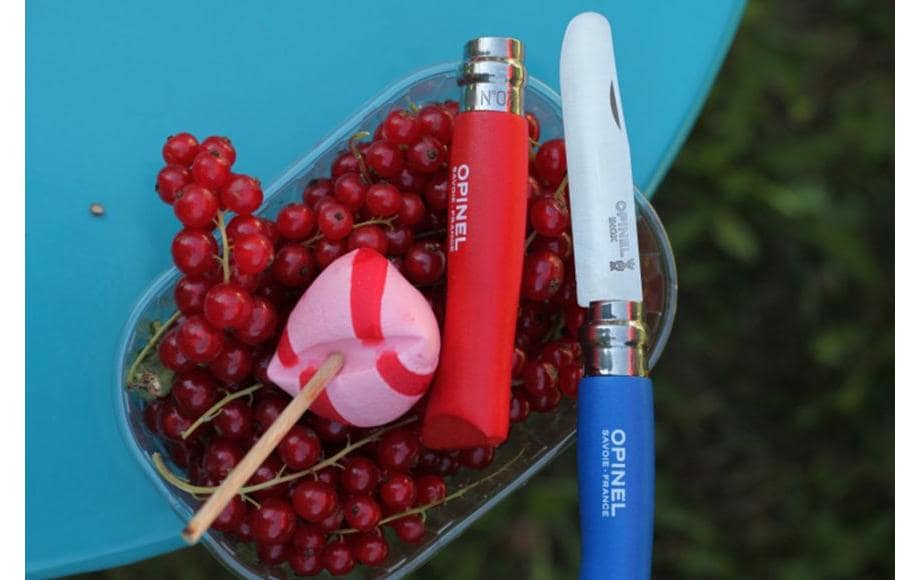 Opinel N°07 Mein Erster – Klappmesser 80 mm, Holzgriff, Blau