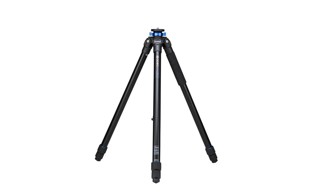 Benro Mach3 TMA47AXL Stativ – 2,16 m, 20 kg Traglast, 3 Sektionen, 3/8" Montage – Schwarz