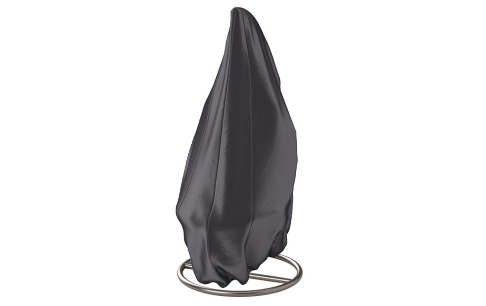 AeroCover Schutzhülle rund Ø 100 cm × 200 cm, Anthrazit, Ripstop-Polyester, wasserfest, für Hängestuhl