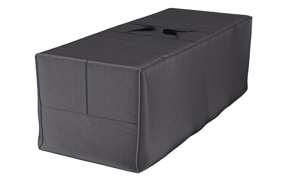 AeroCover Schutzhülle rechteckig 200 × 75 × 60 cm, Polyester, Grau/Anthrazit, mit Tragetasche, für Kissen