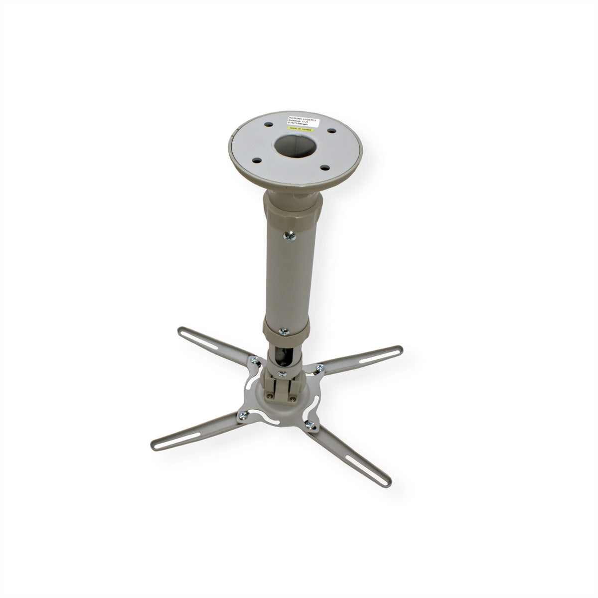 VALUE Beamer-Deckenhalterung, H 42,5–52,5 cm, 11,5 kg, schwenk-/neigbar