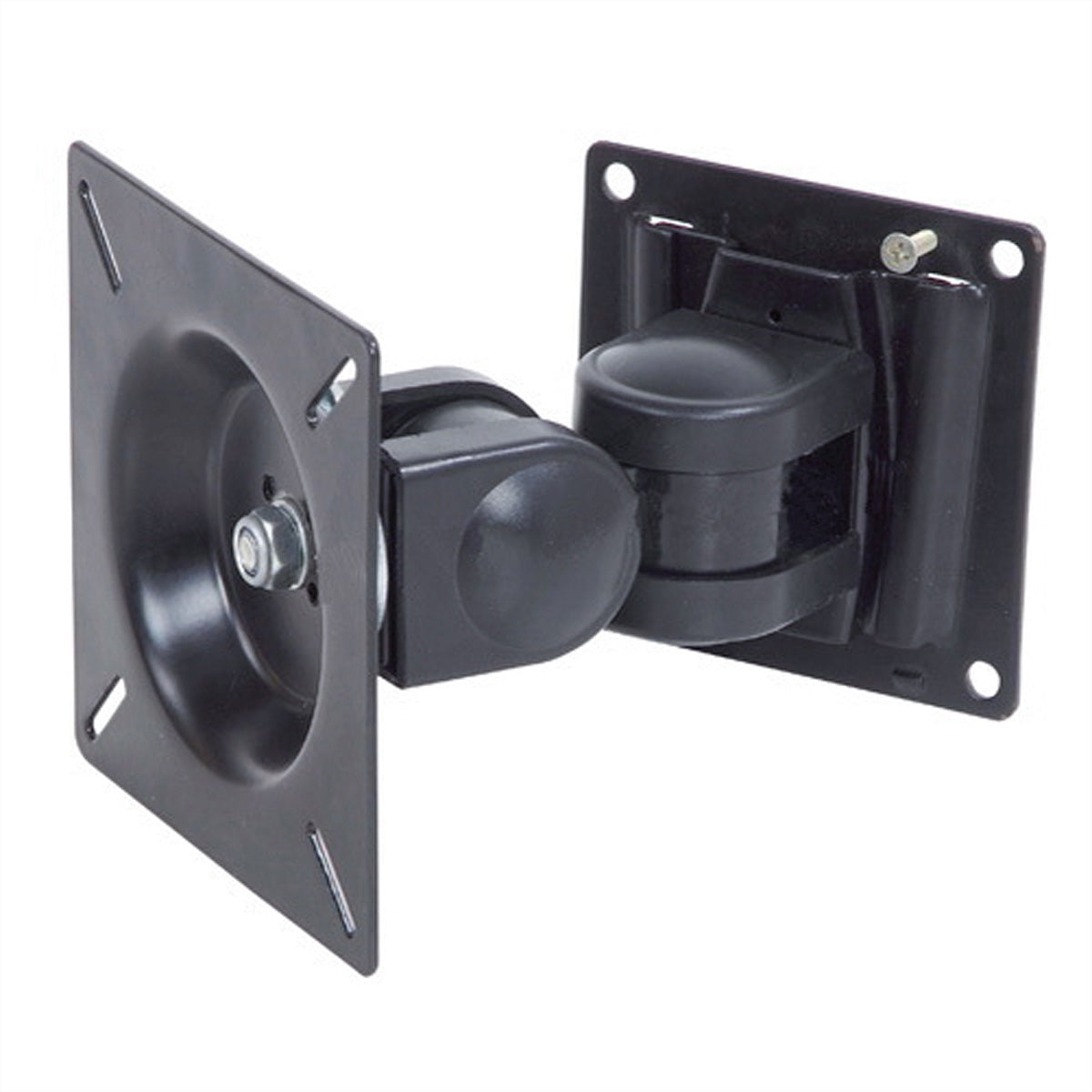 VALUE Monitor-Wandhalterung – 14–24" – VESA 75×75/100×100 mm – bis 8 kg/Monitor – schwenkbar – Schwarz