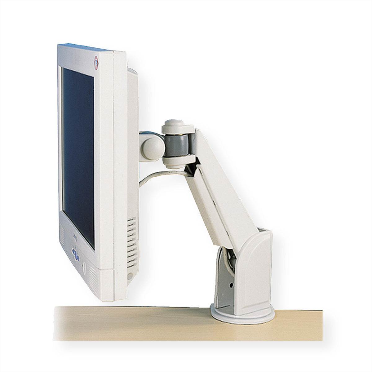 VALUE Monitorarm Tischhalterung – 1 Monitor – VESA 75×75/100×100 mm – bis 10 kg/Monitor – Kabelmanagement