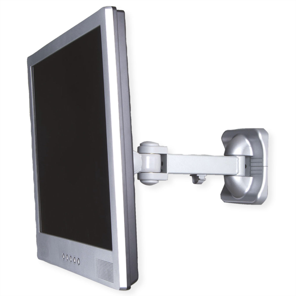 VALUE Monitor-Wandhalterung – VESA 75×75/100×100 mm – bis 10 kg/Monitor – neigbar – Grau