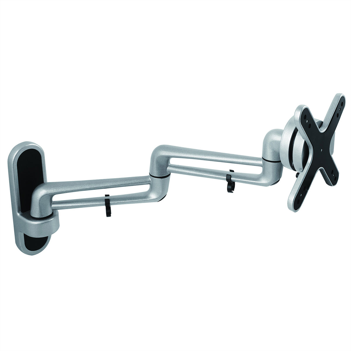 VALUE Monitor-Wandhalterung – 1 Monitor – bis 27" – VESA 75×75/100×100 mm – bis 15 kg pro Monitor – 5 Gelenke