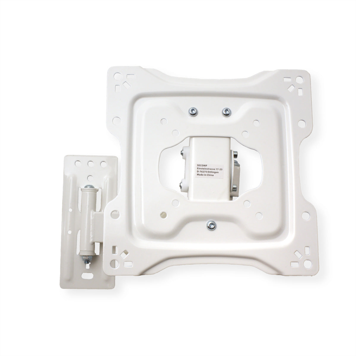 VALUE Wandhalterung – Vollbeweglich – 23–42" – VESA 75×75–200×200 – bis 25 kg, für Monitore – Weiss