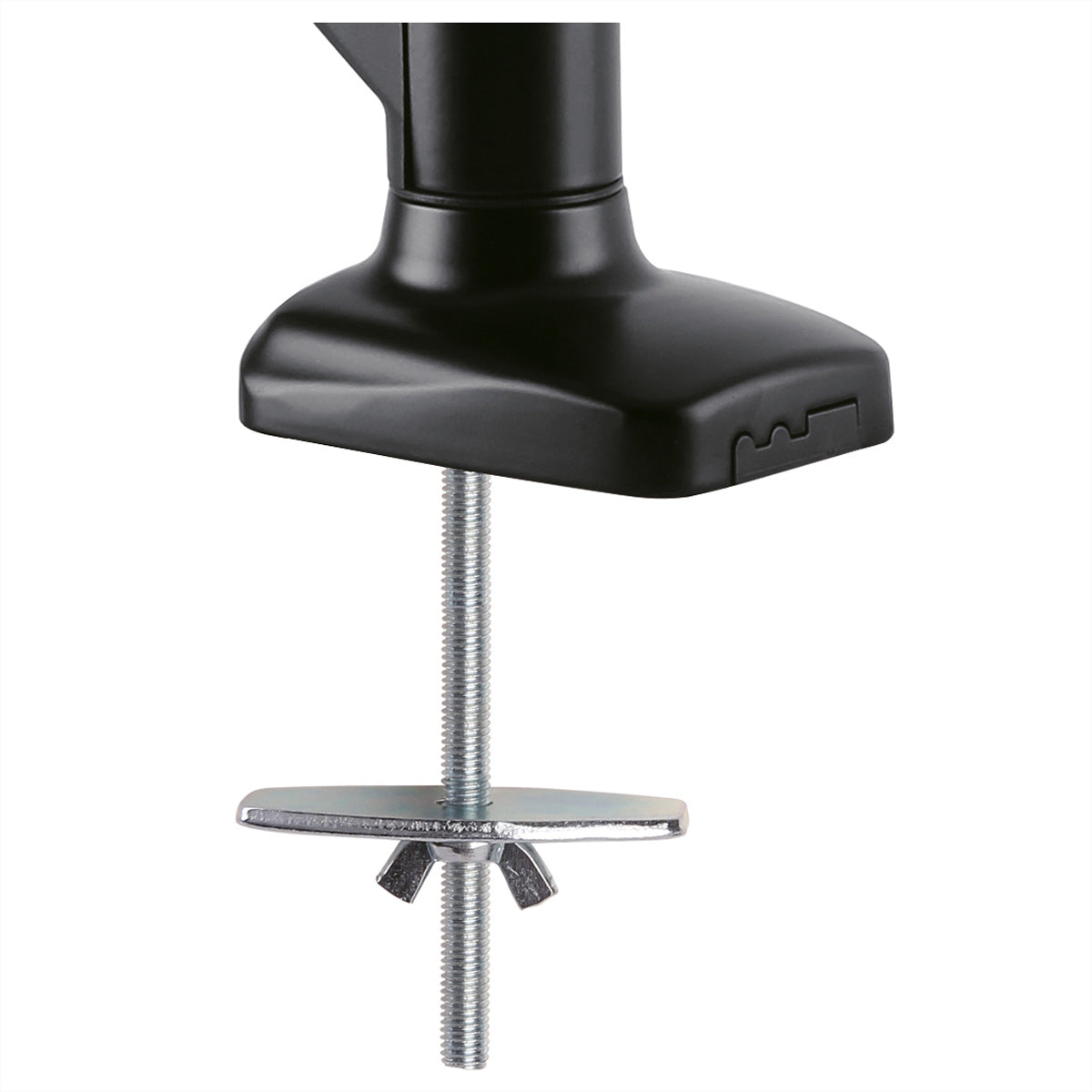 VALUE Monitorarm Tischhalterung – 13–27" – VESA 75×75/100×100 mm – bis 6,5 kg/Monitor – Gasfeder – Schwarz