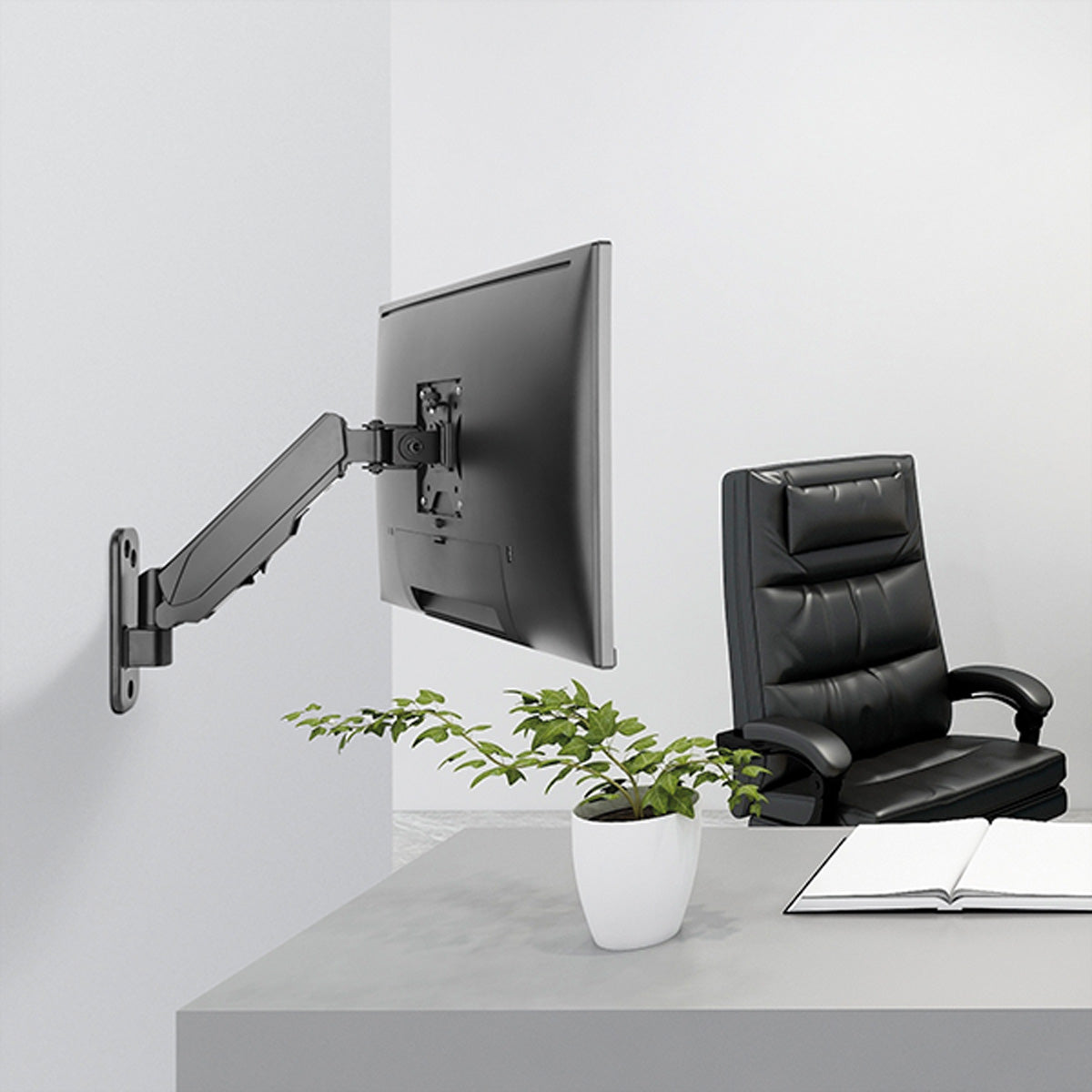 VALUE Wandhalterung – Vollbeweglich – VESA 75×75–100×100 – bis 8 kg, für Monitore – 17.99.1190