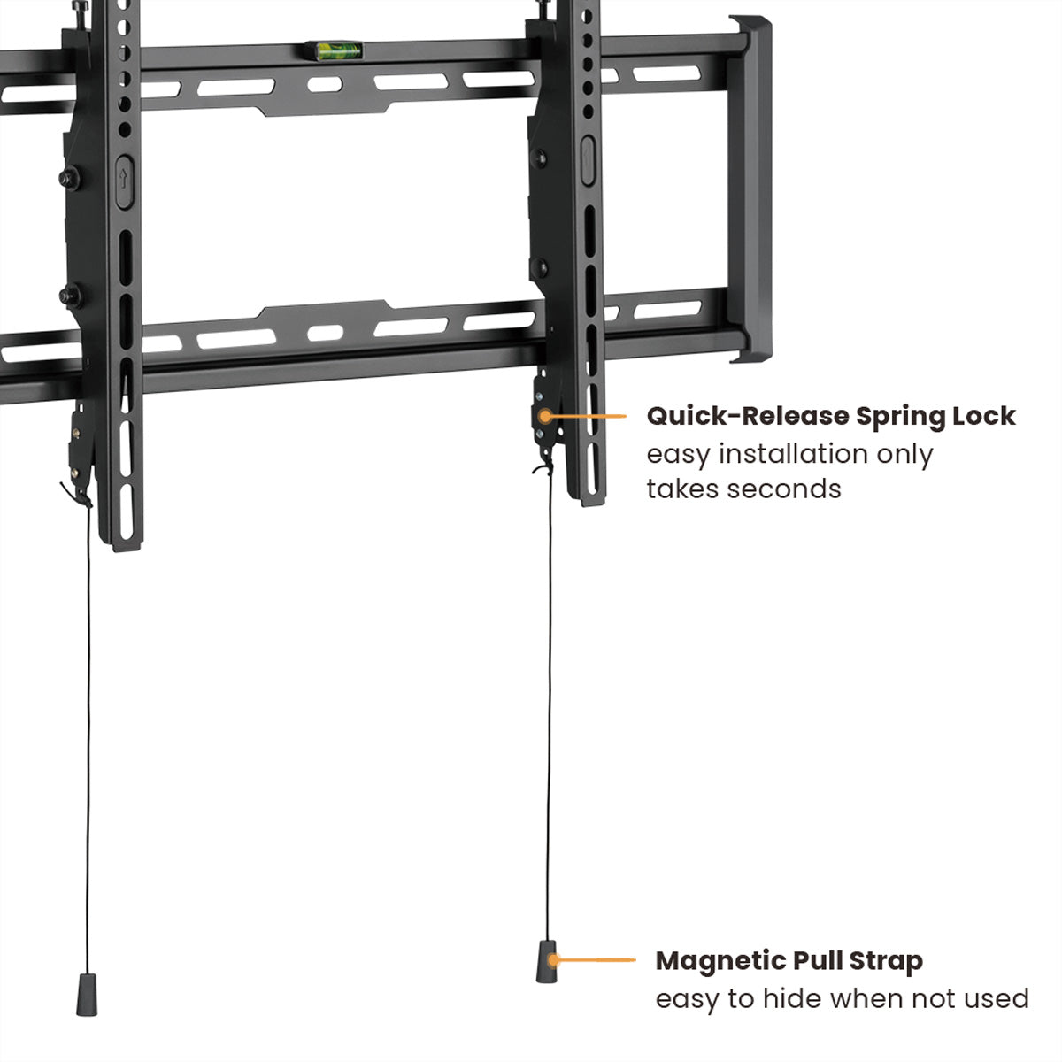 VALUE Wandhalterung – Neigbar – 37–80" – VESA 200×200–600×400 – bis 75 kg – Schwarz