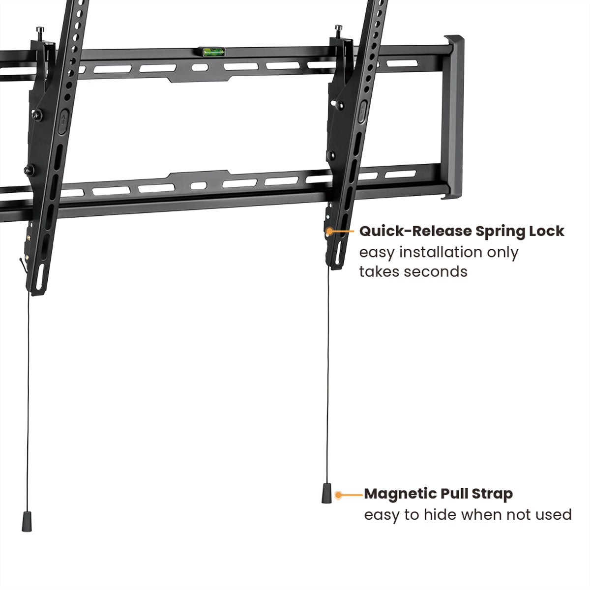 VALUE Wandhalterung – Neigbar – 43–90" – VESA 200×200–800×400 – bis 75 kg – Schwarz