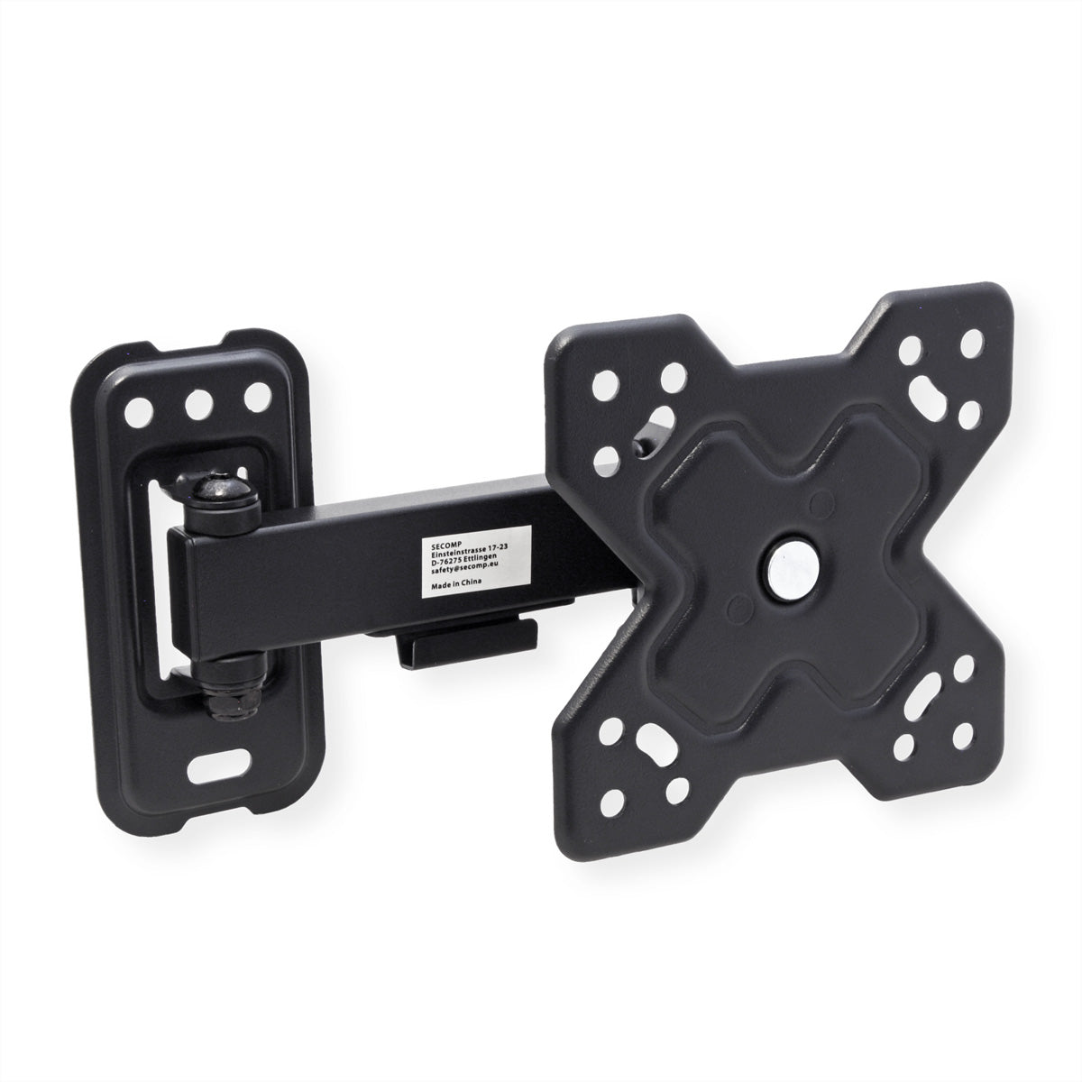 VALUE Wandhalterung – Vollbeweglich – 13–32" – VESA 75×75–100×100 – bis 20 kg, für Monitore – Schwarz