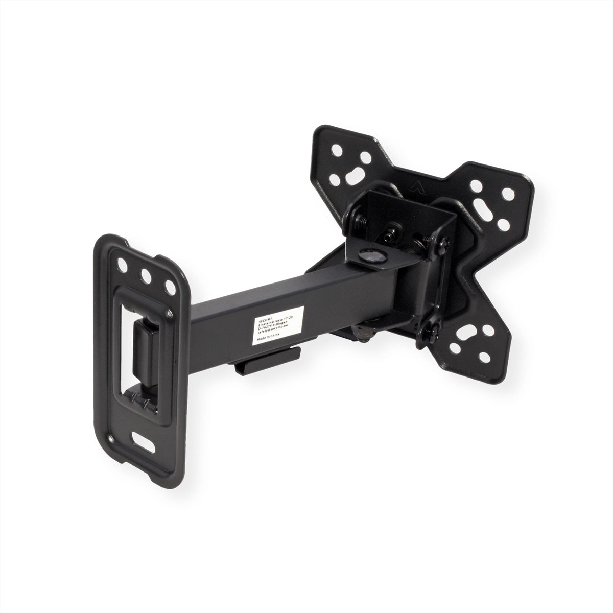 VALUE Wandhalterung – Vollbeweglich – 13–32" – VESA 75×75–100×100 – bis 20 kg, für Monitore – Schwarz