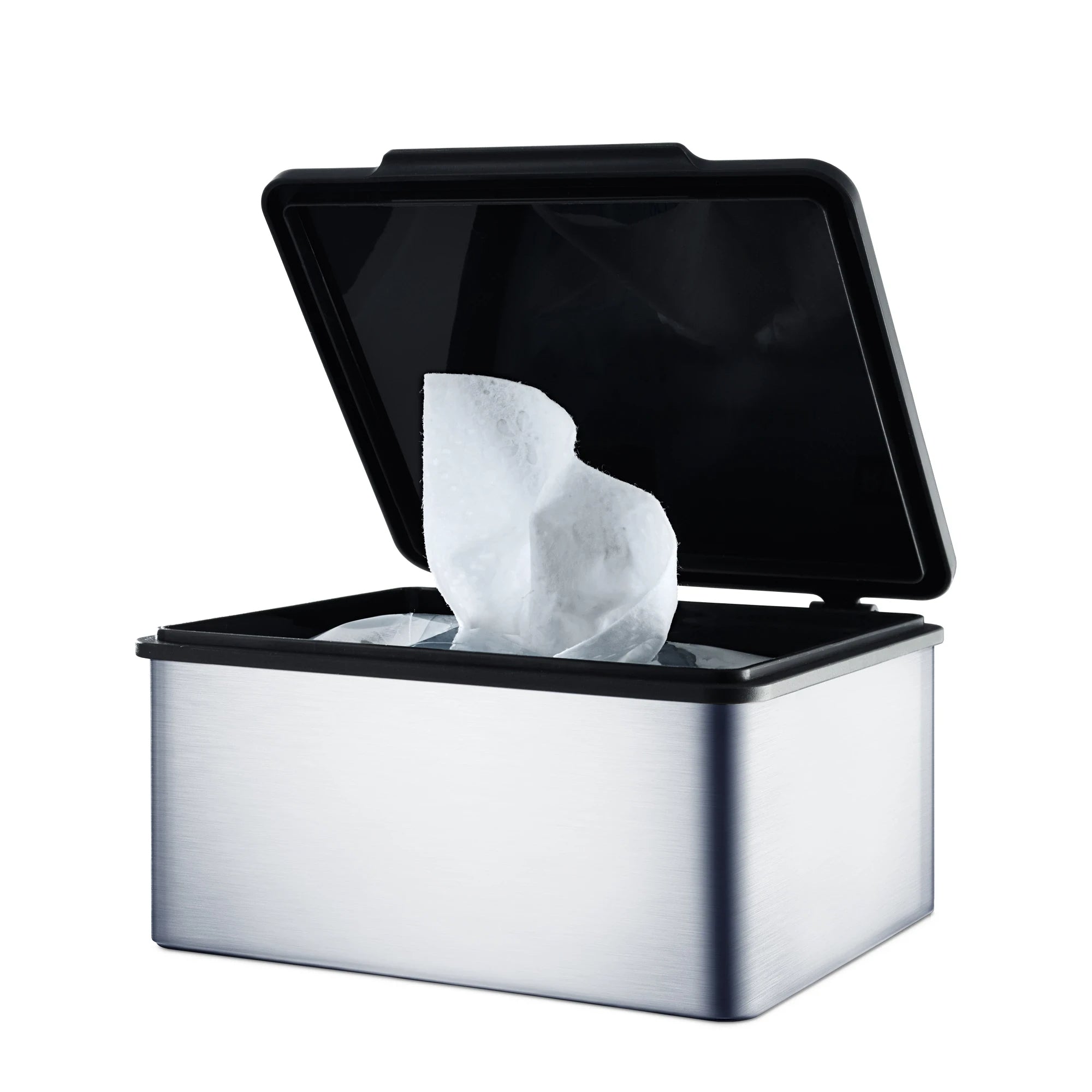 Blomus Kosmetiktuchbox Mento – 15×13×7 cm, Edelstahl, Tisch, Silber matt