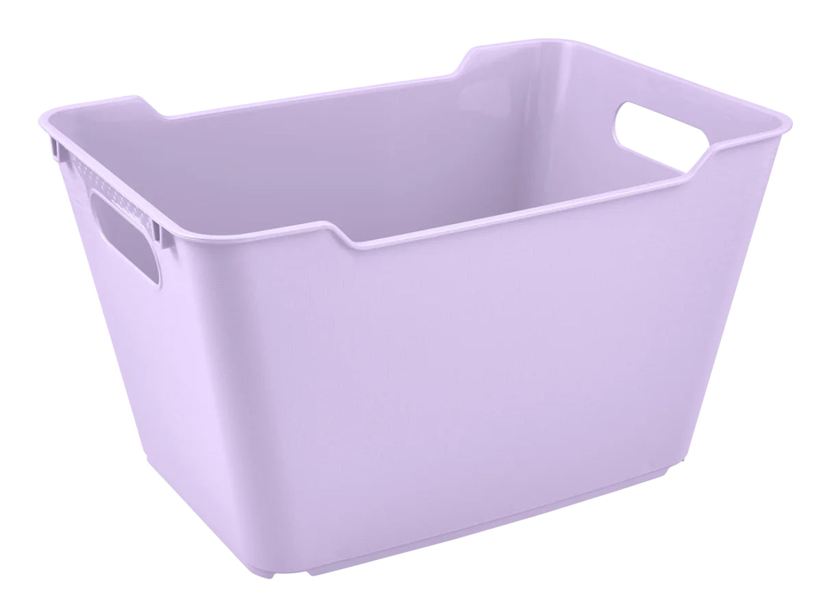 keeeper Aufbewahrungsbox 12 l ohne Deckel – Polypropylen – Violett – 235 × 200 × 355 mm