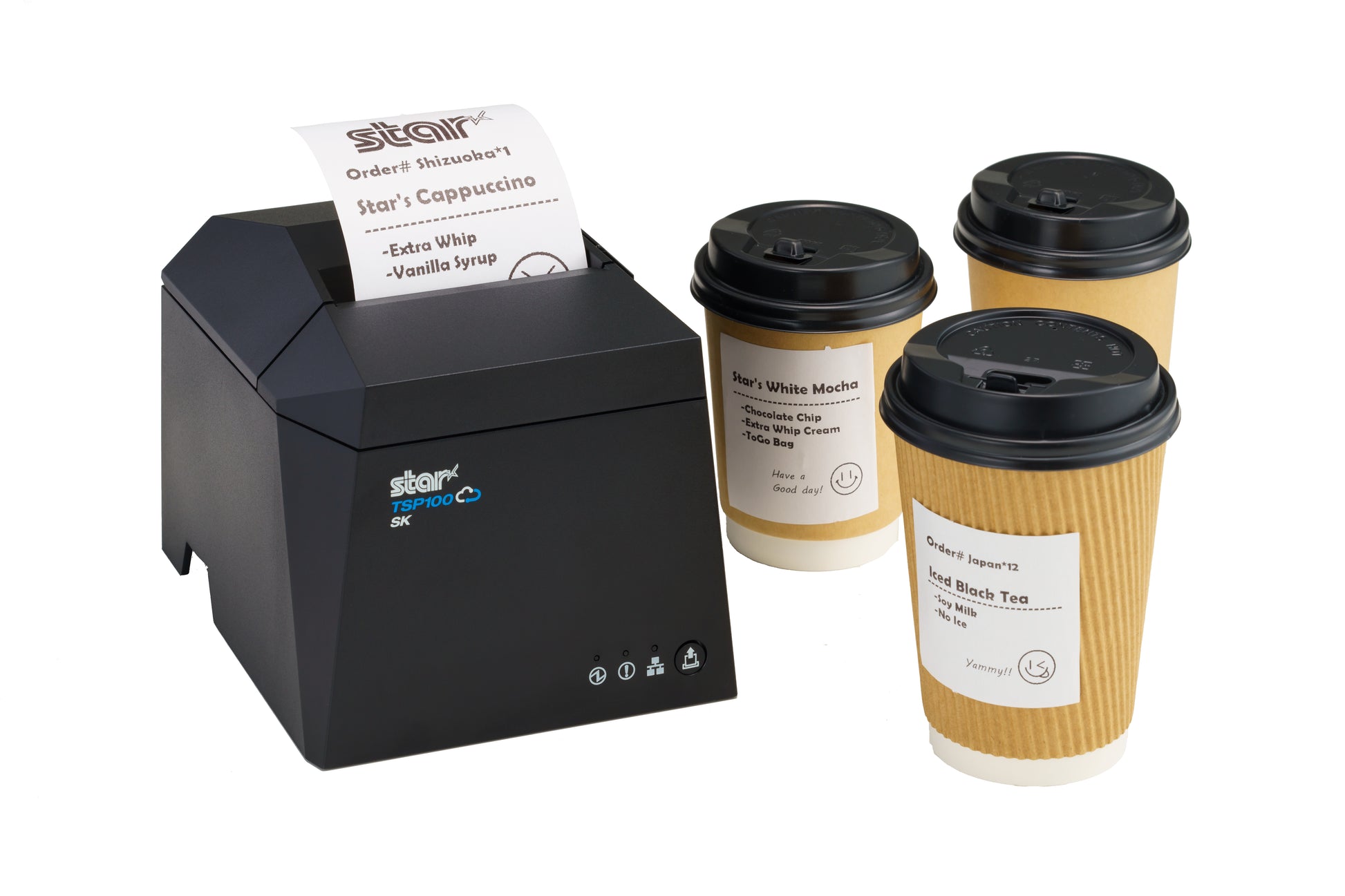 Star Micronics TSP143IV-UE – Etikettendrucker, Thermodirekt, bis 80 mm, Linerless, USB, LAN