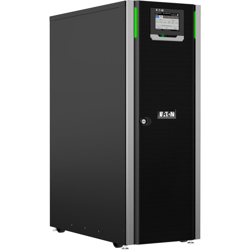 Eaton 93PS-8(10)-0-MBS – USV, Online-Doppelwandler, 8 kVA/8 kW, 3-phasig, Tower, 400 V, Blei-Säure, Schwarz