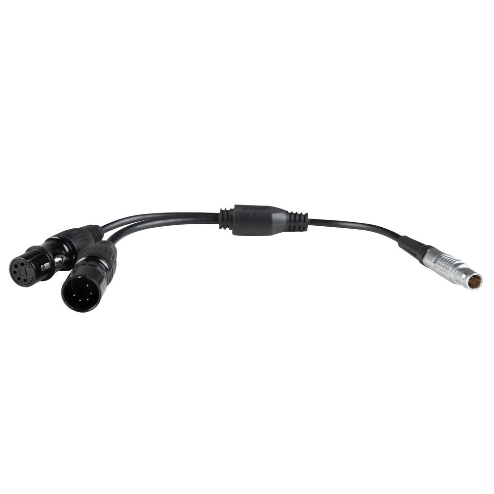 Nanlite CB-DMX-ACP-1/2 – Kabelsplitter, Aviation-Stecker, Schwarz
