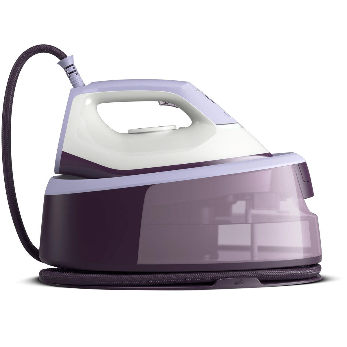 Philips Dampfbügelstation PSG3000/30 – 192 × 355 × 275 mm, 2400 W, 1,4 l, violett/weiss, Keramik-Sohle