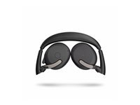 Jabra Evolve2 65 Flex Office-Headset – On-Ear, Stereo, Kabel + BT, ANC, UC-optimiert, Schwarz