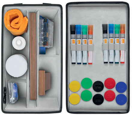 Nobo Starter-Kit, inkl. Reiniger, Wischer, Magnete – für Whiteboards