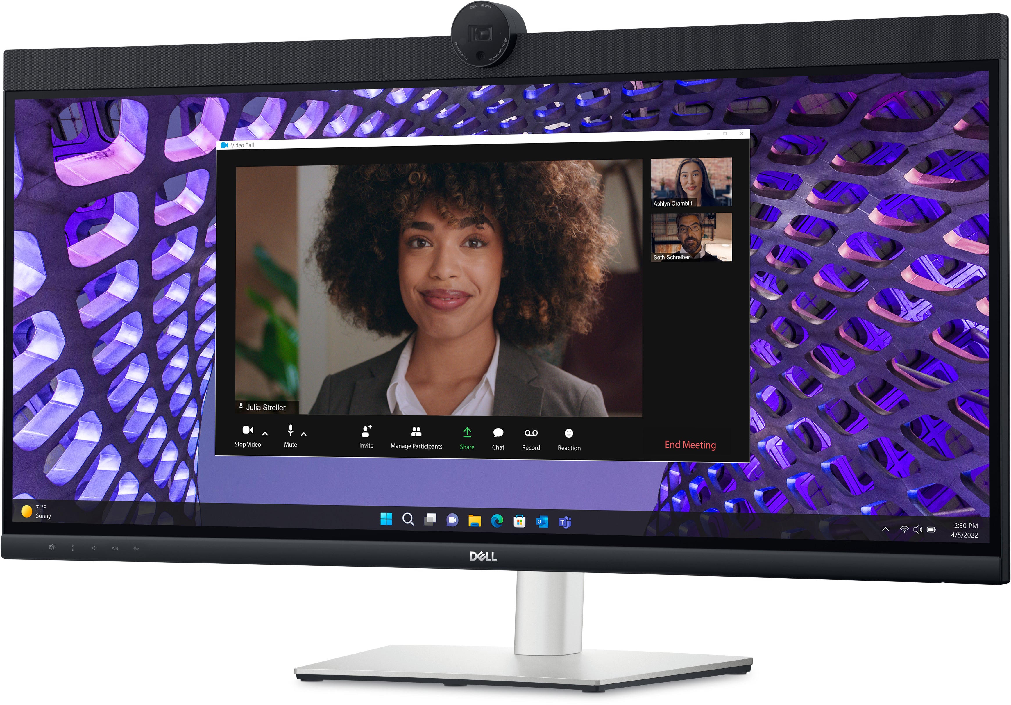DELL P3424Web – Monitor, 34,1" 3440 × 1440, LCD, Schwarz